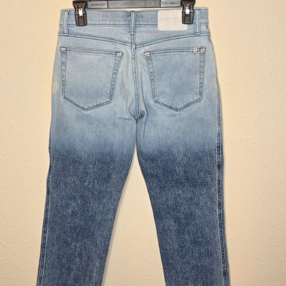 Lucky Brand Women's Mid Rise Crop Fade Denim Jeans, Size 2/26 - Picture 2 of 11